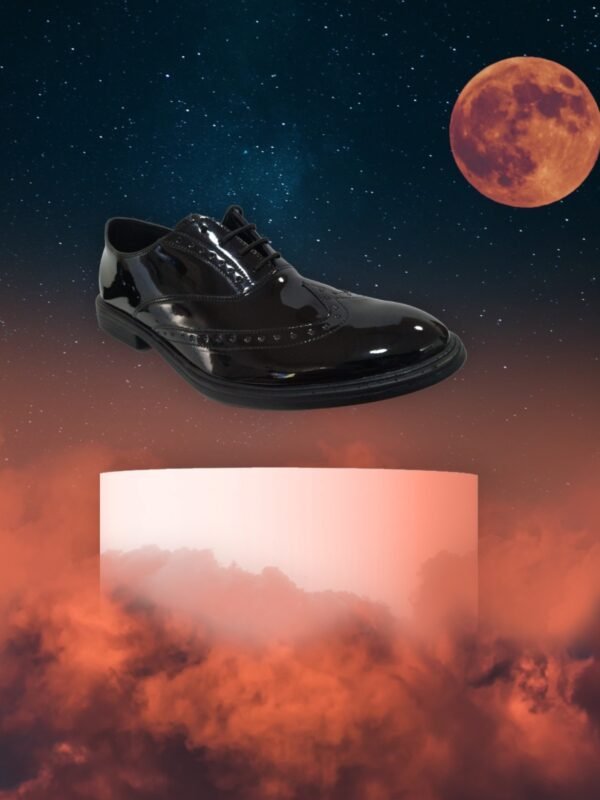 Zapatos estilo Brogue Oxford encharolados
